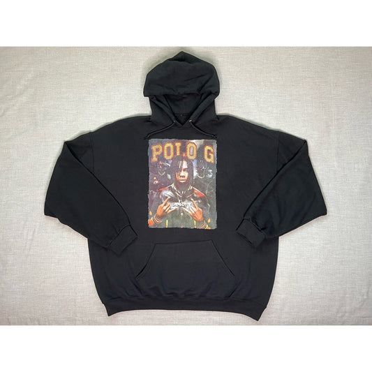 Polo G Chicago Rap Music Pullover Hoodie 2XL