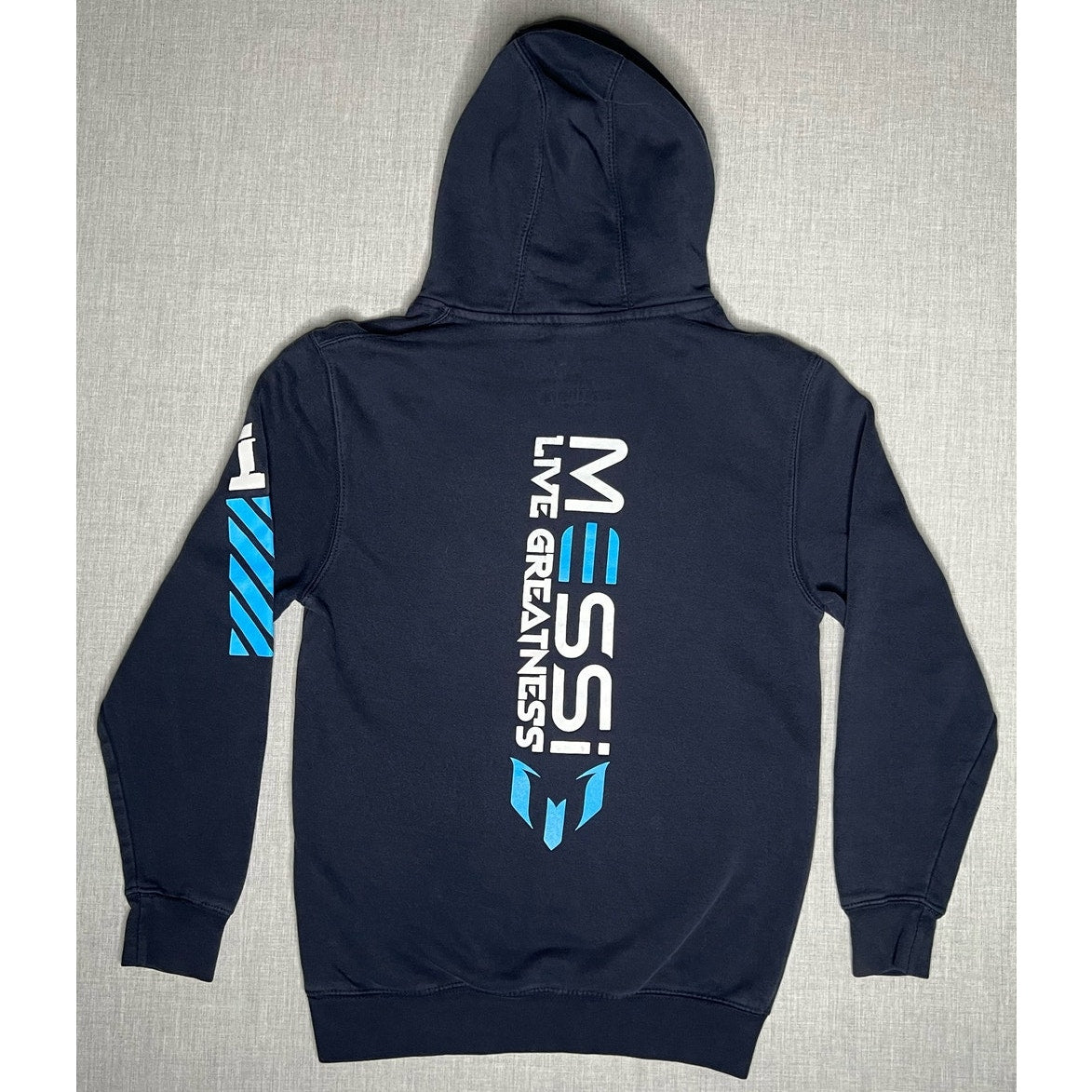 Hard Rock Cafe Messi Soccer Football Pullover Hoodie Sweatshirt Small
