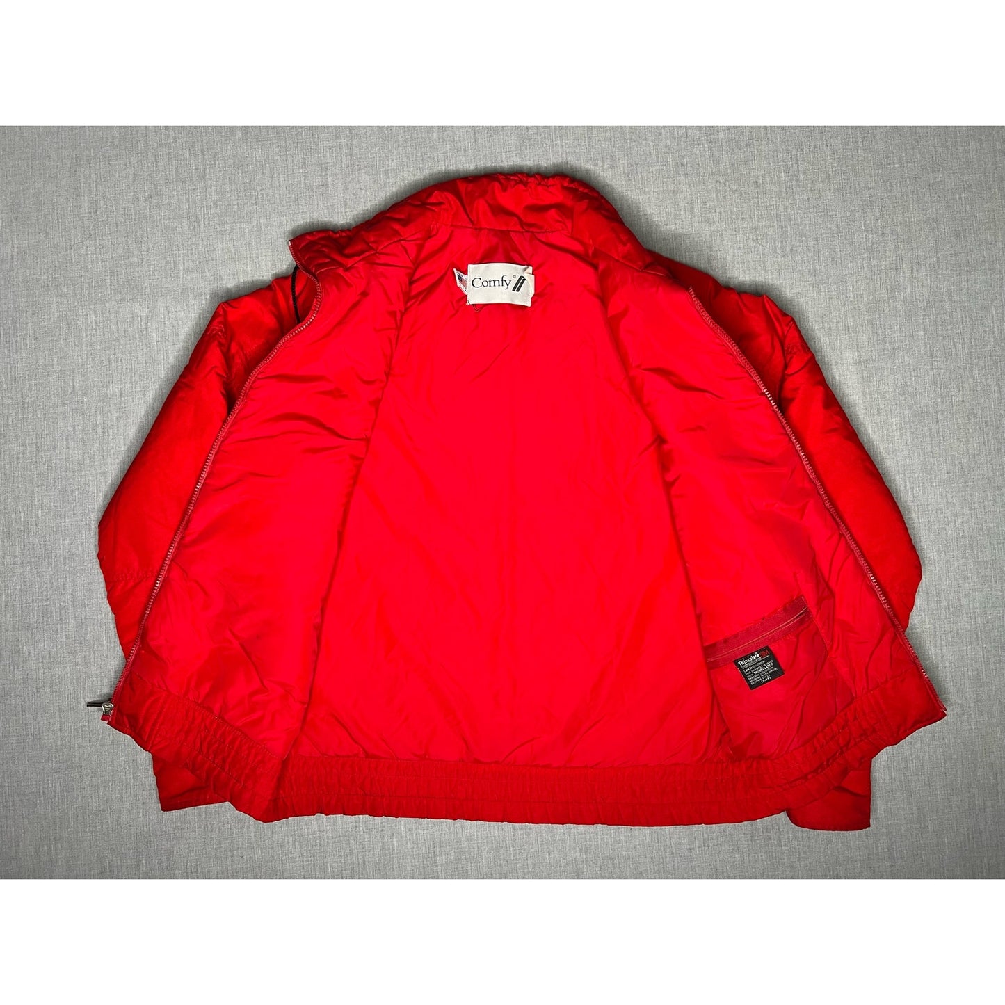Vintage Comfy Full Zip 3M Thinsulate Winter Jacket Medium-Large