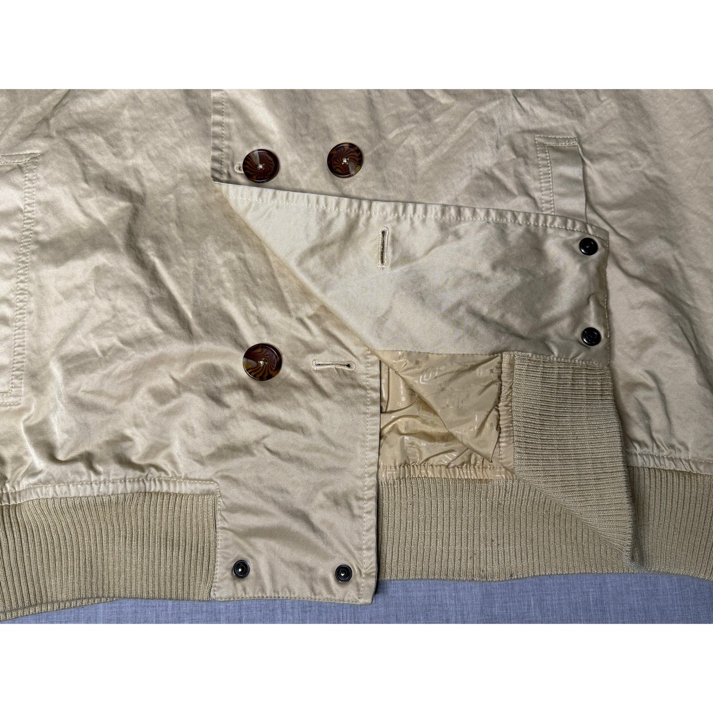 Vintage Y2K Sean John Double Breasted Bomber Aviator Jacket 3XL