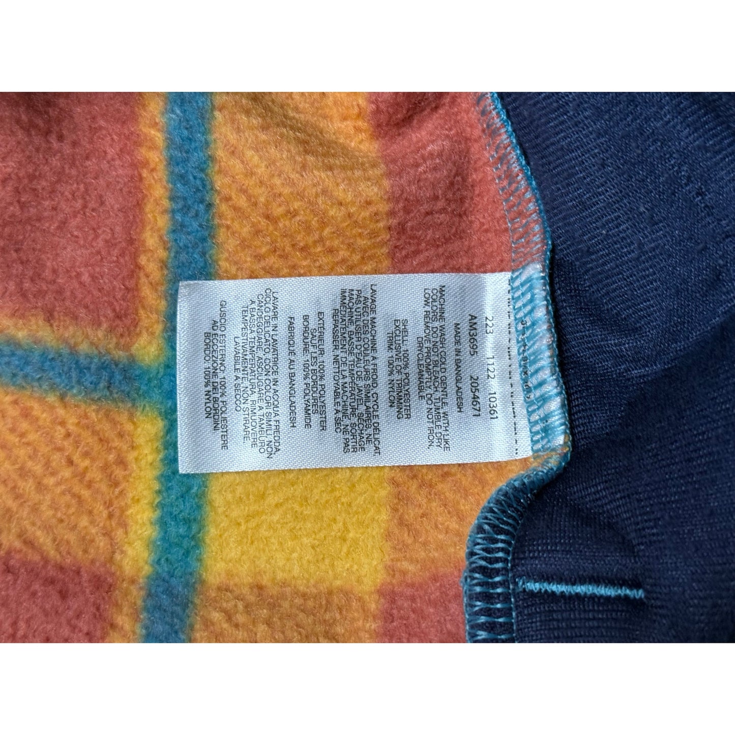 Columbia Sportswear Fleece Flannel Snap Up Sweatshirt Medium