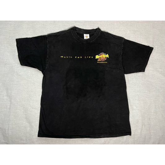 Vintage 2001 Hard Rock Cafe 30 Year Anniversary Philadelphia T-shirt XL