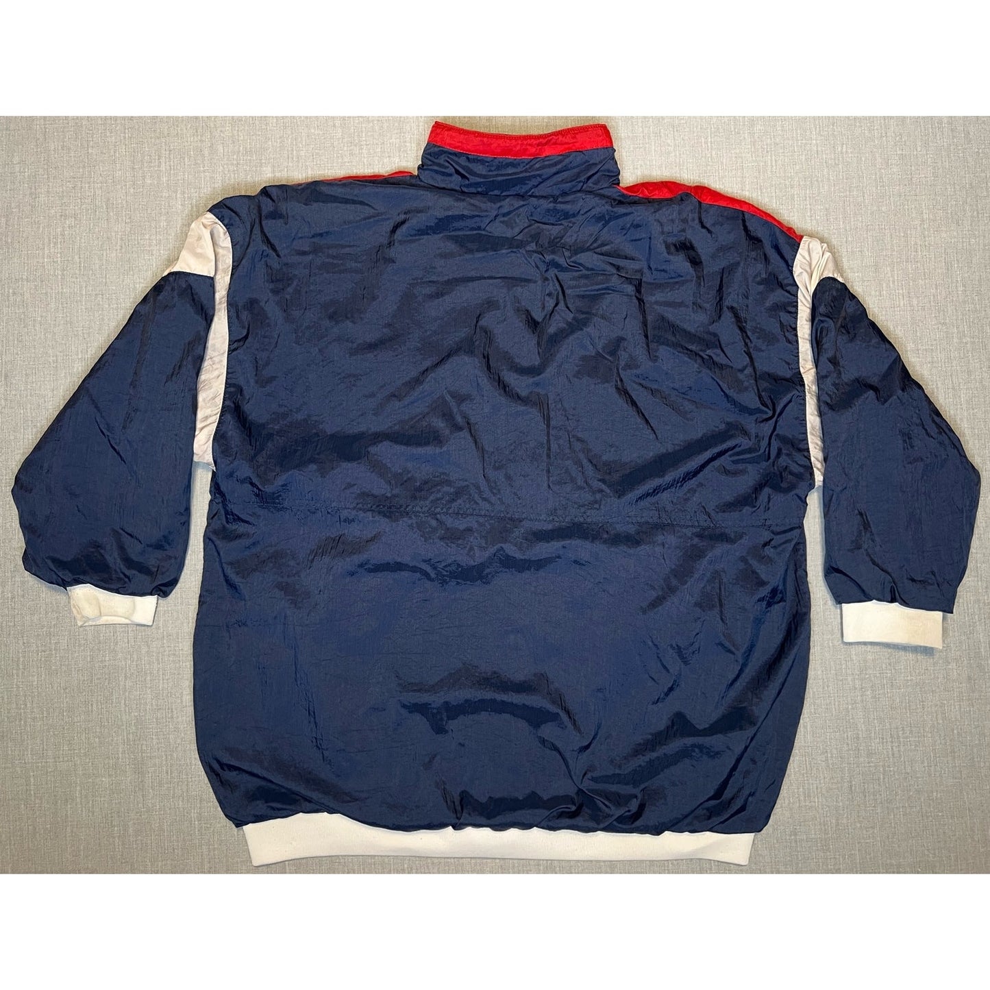 Vintage Current Seen Reversible Snap Up Windbreaker Jacket XL