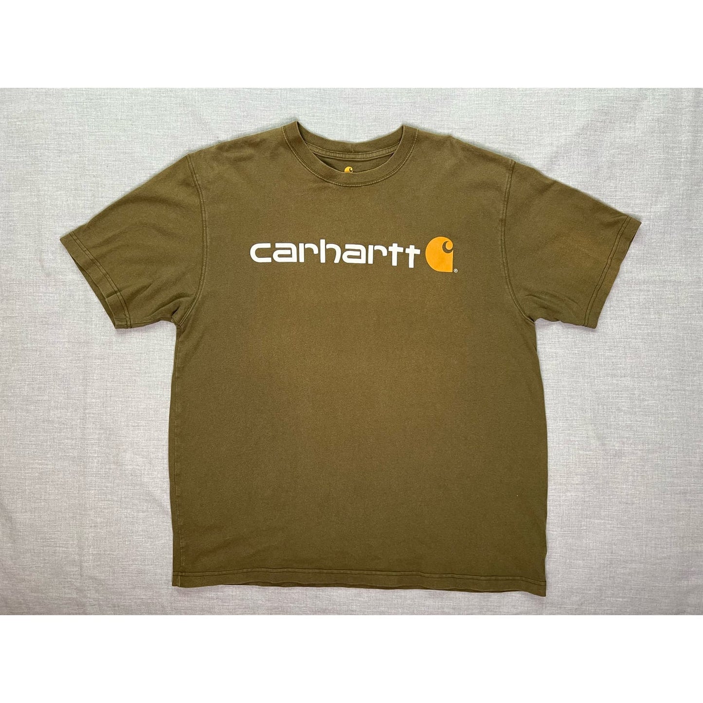 Carhartt Spell Out Logo Double Sided T-shirt Large