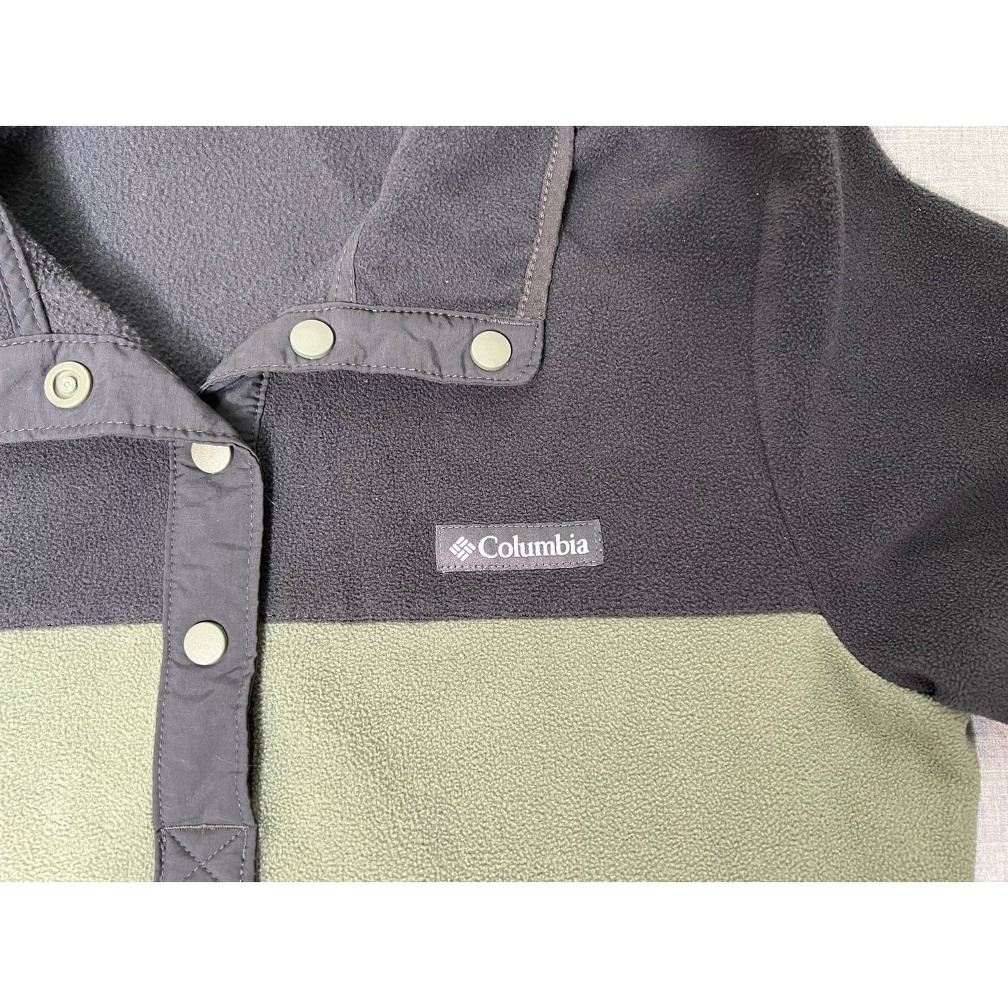Columbia Fleece Snap T Pullover Sweatshirt Medium