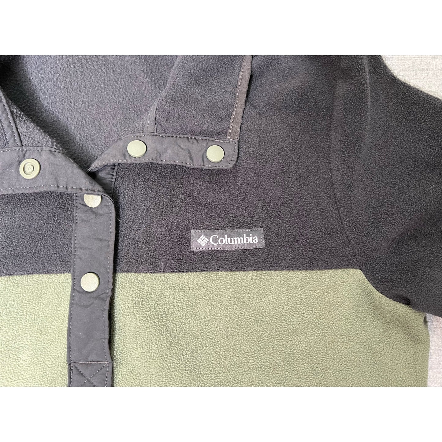 Columbia Fleece Snap T Pullover Sweatshirt Medium