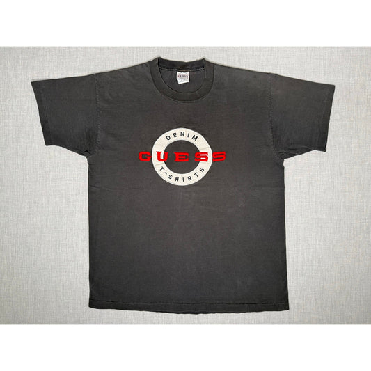 Vintage 90s Guess Denim By Georges Marciano Single Stitch T-shirt OSFA