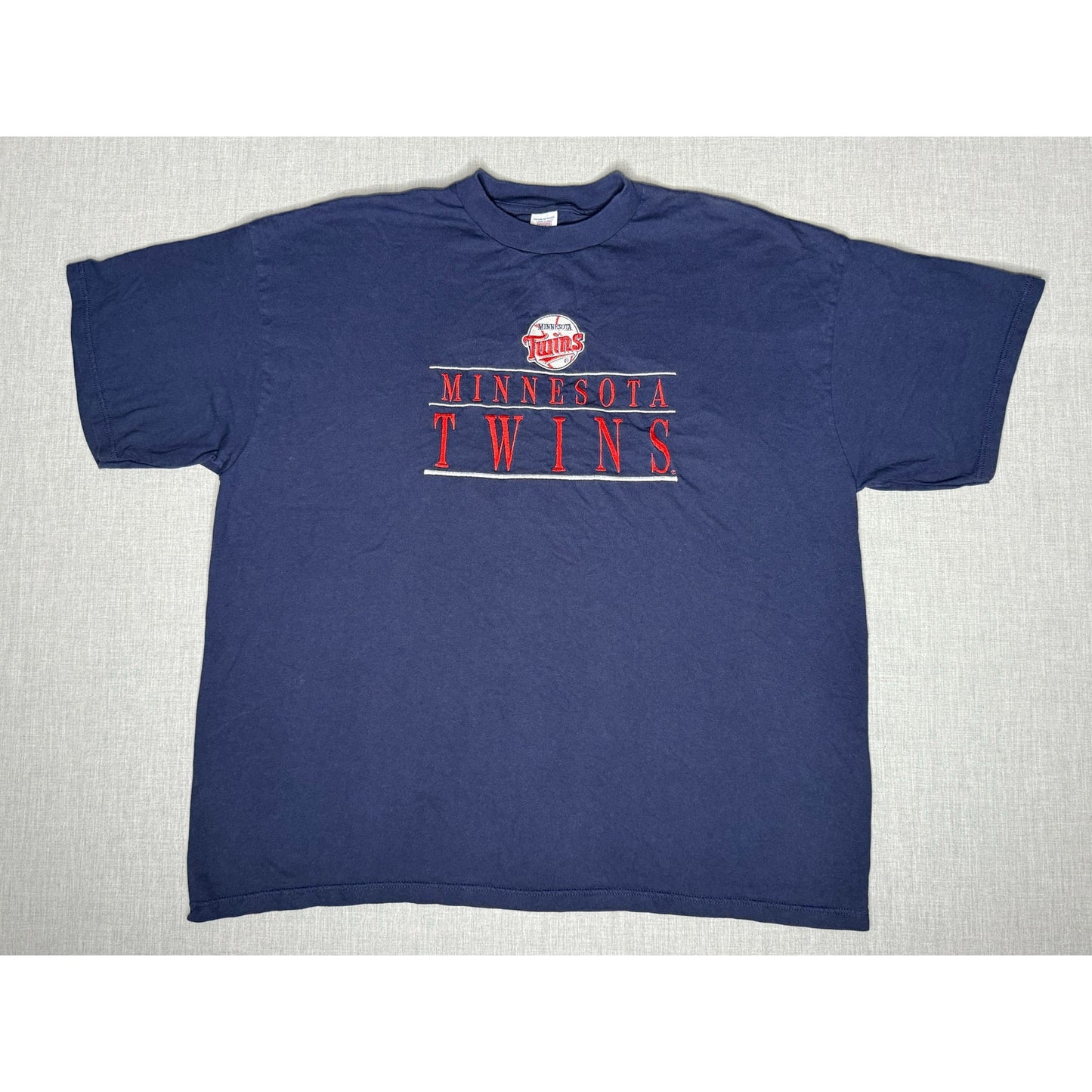 Vintage 90s Minnesota Twins Logo 7 MLB Baseball T-shirt 3XL