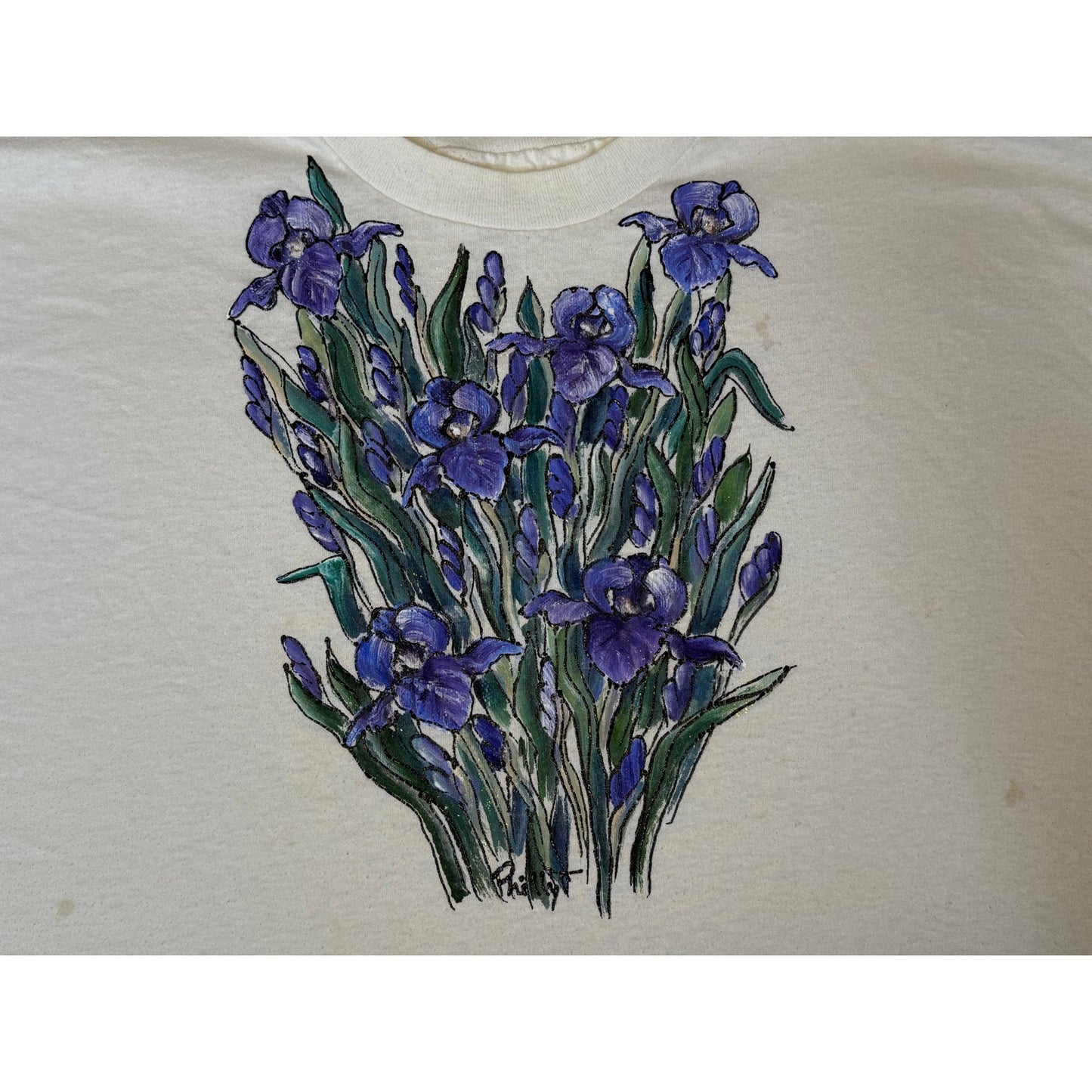 Vintage 90s Flower Single Stitch T-shirt Women’s 3XL