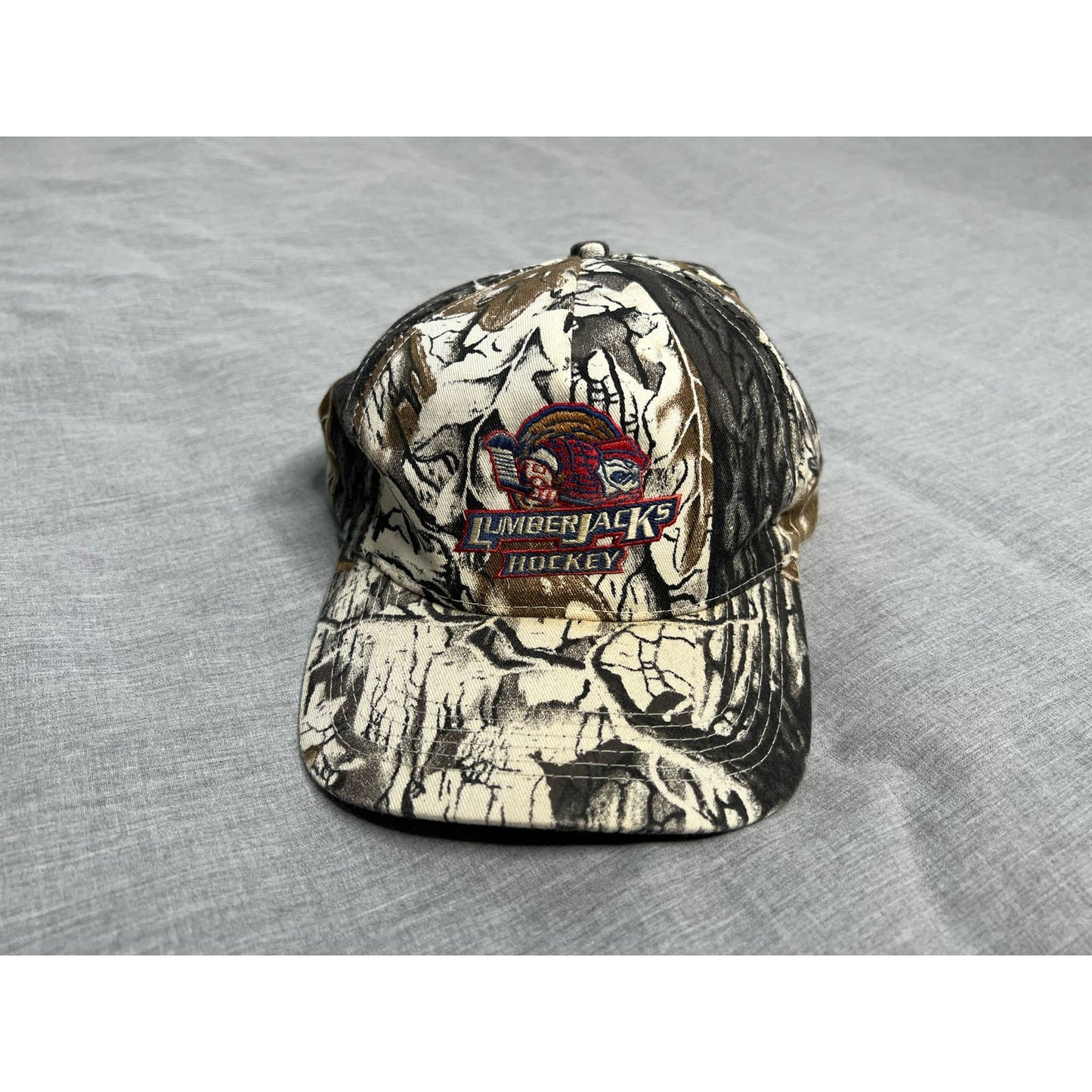 Vintage Cleveland Lumberjacks Hockey Daystone Camo Snapback Hat