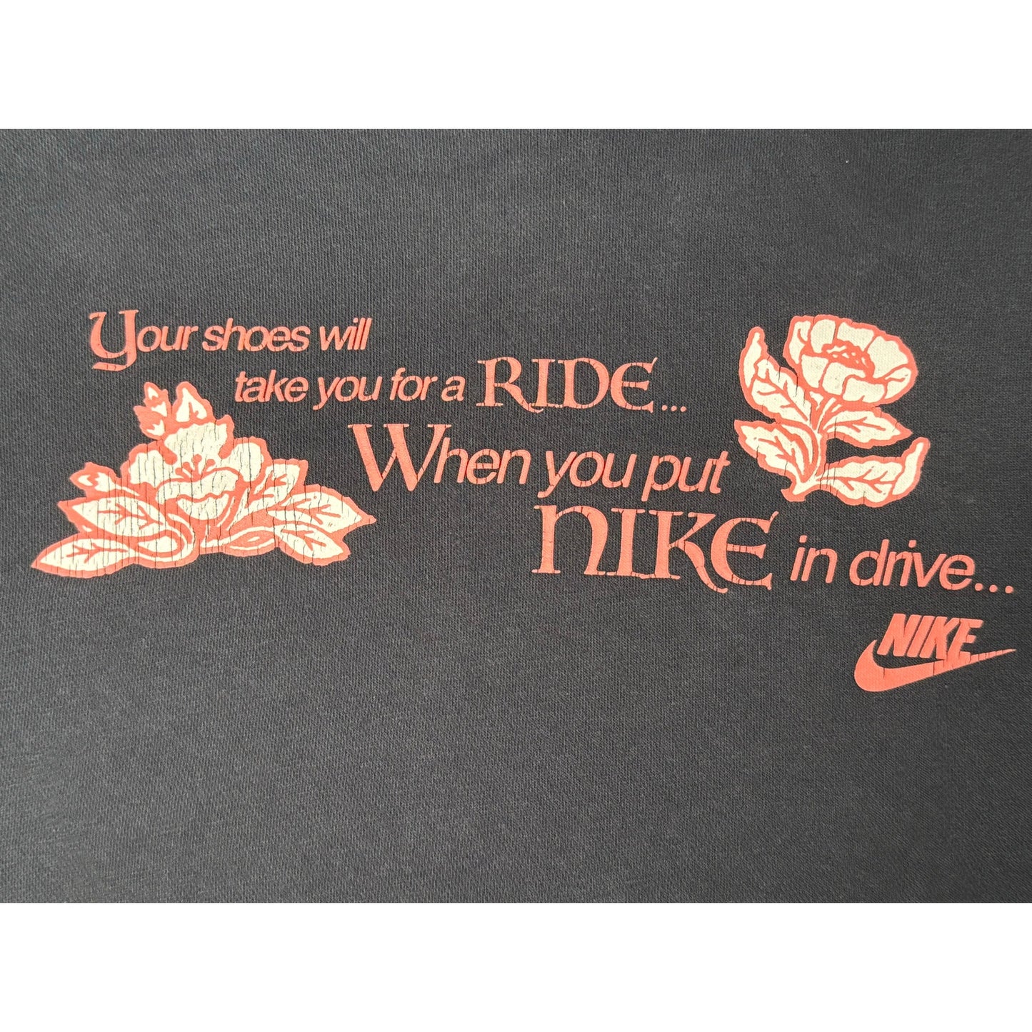 Nike Whimsical Flower Mushroom Pullover Hoodie Medium