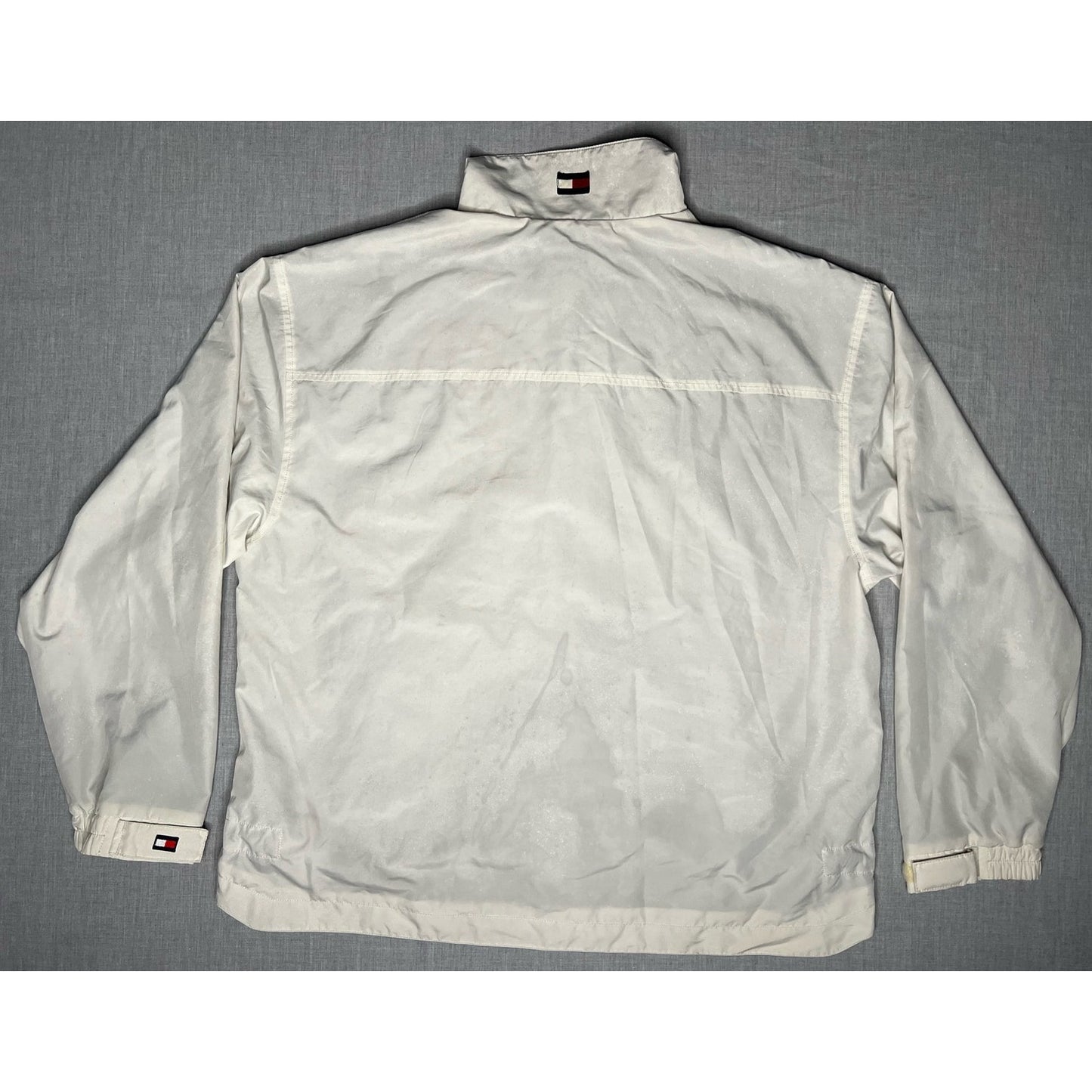 Vintage Tommy Hilfiger Mesh Lined Lightweight Full Zip Windbreaker Jacket XL