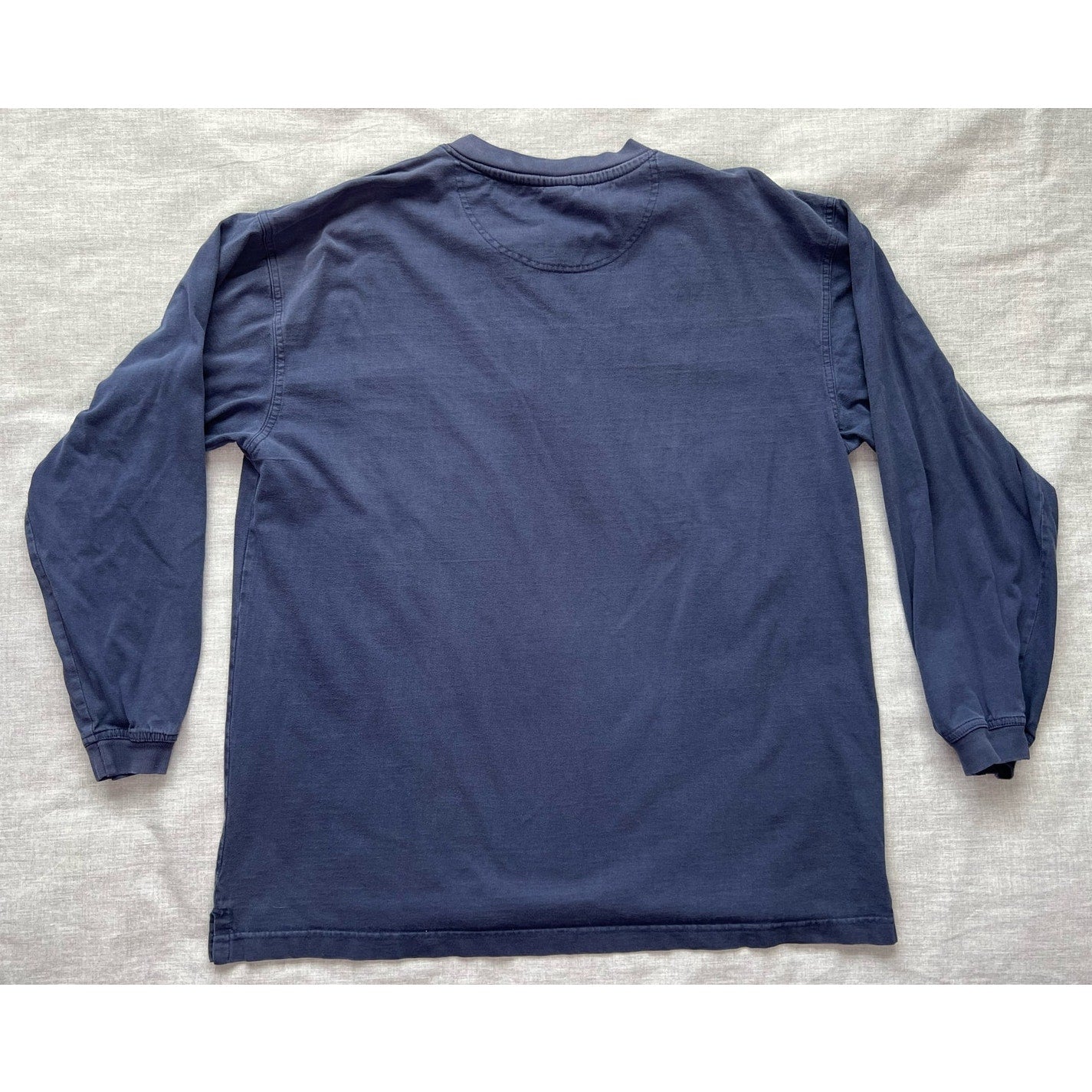 Vintage 1999 Denver Broncos Long Sleeve Henley Shirt Large