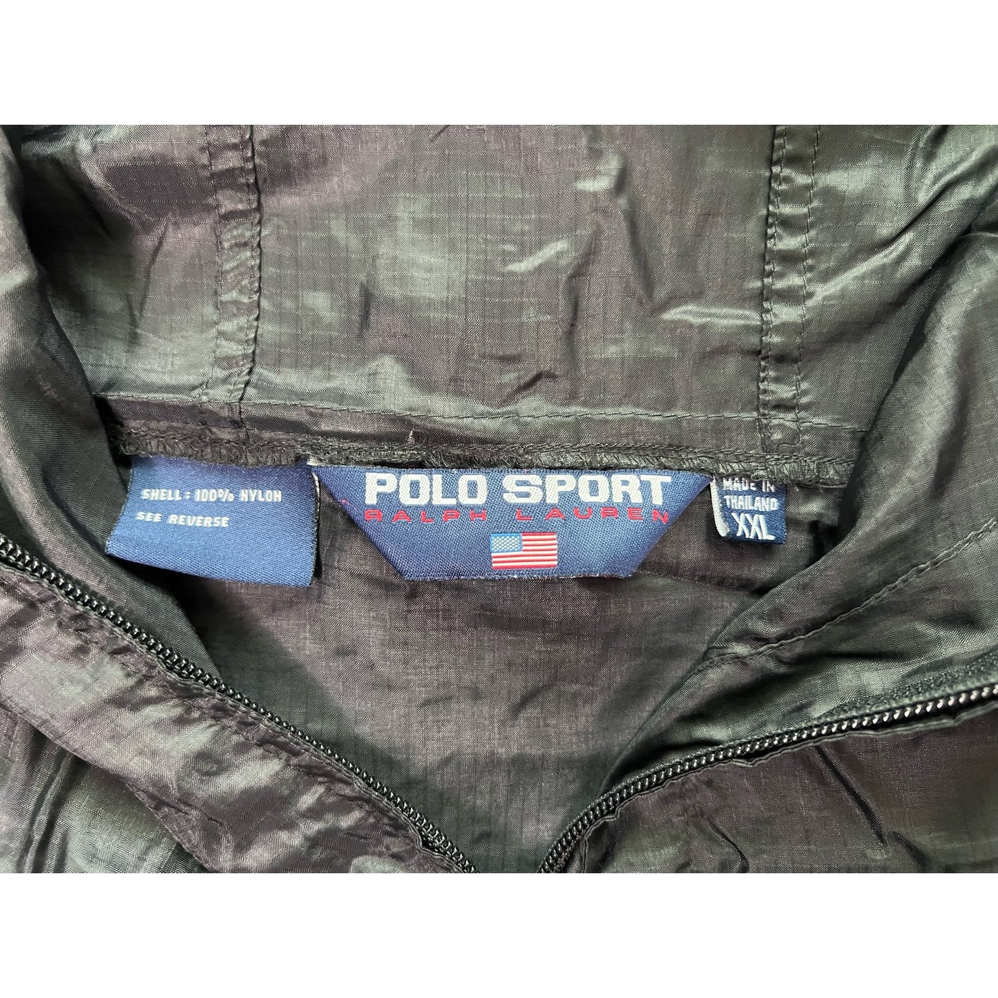 Vintage Polo Sport Ralph Lauren Lightweight Pullover Windbreaker 2XL