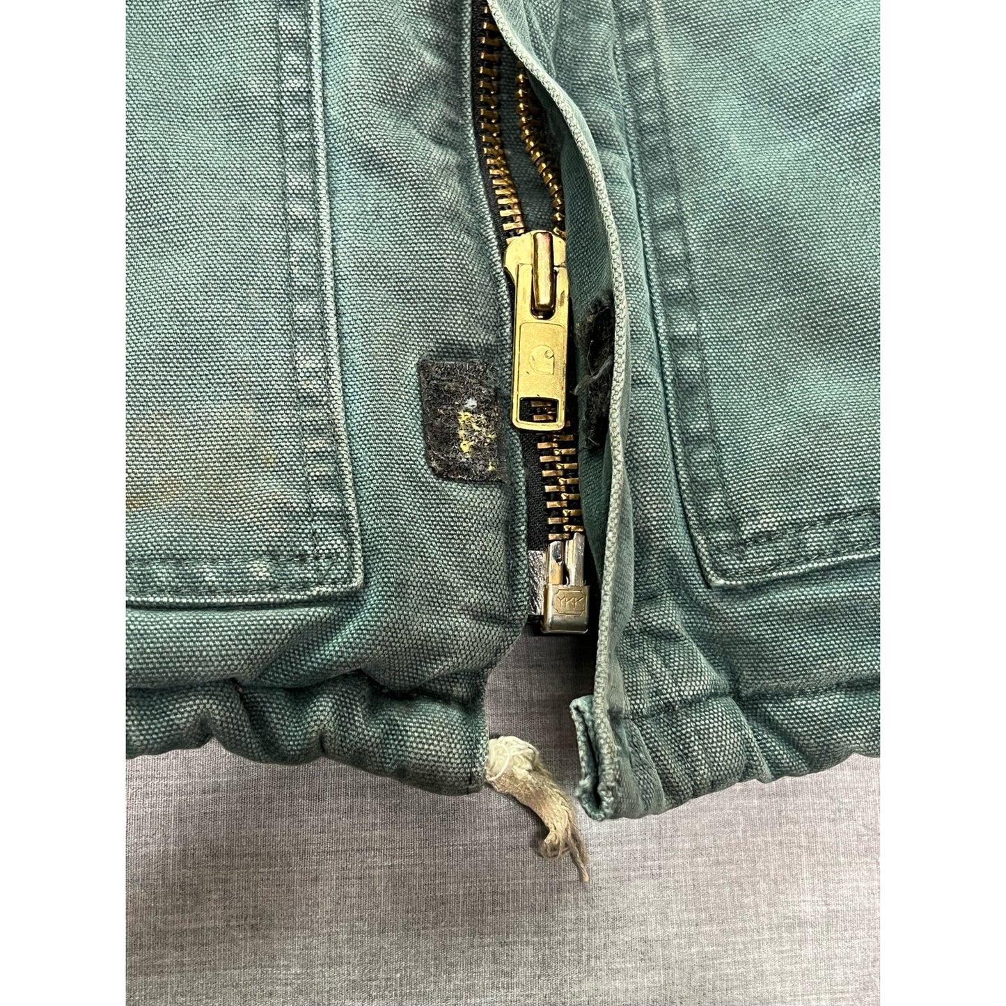 Vintage Carhartt Green Quilt Lined Detroit Jacket 2XL 28x28