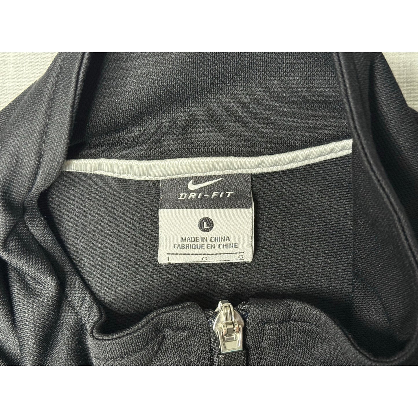 Nike Dri-Fit Full Zip Athletic Track Jacket Large