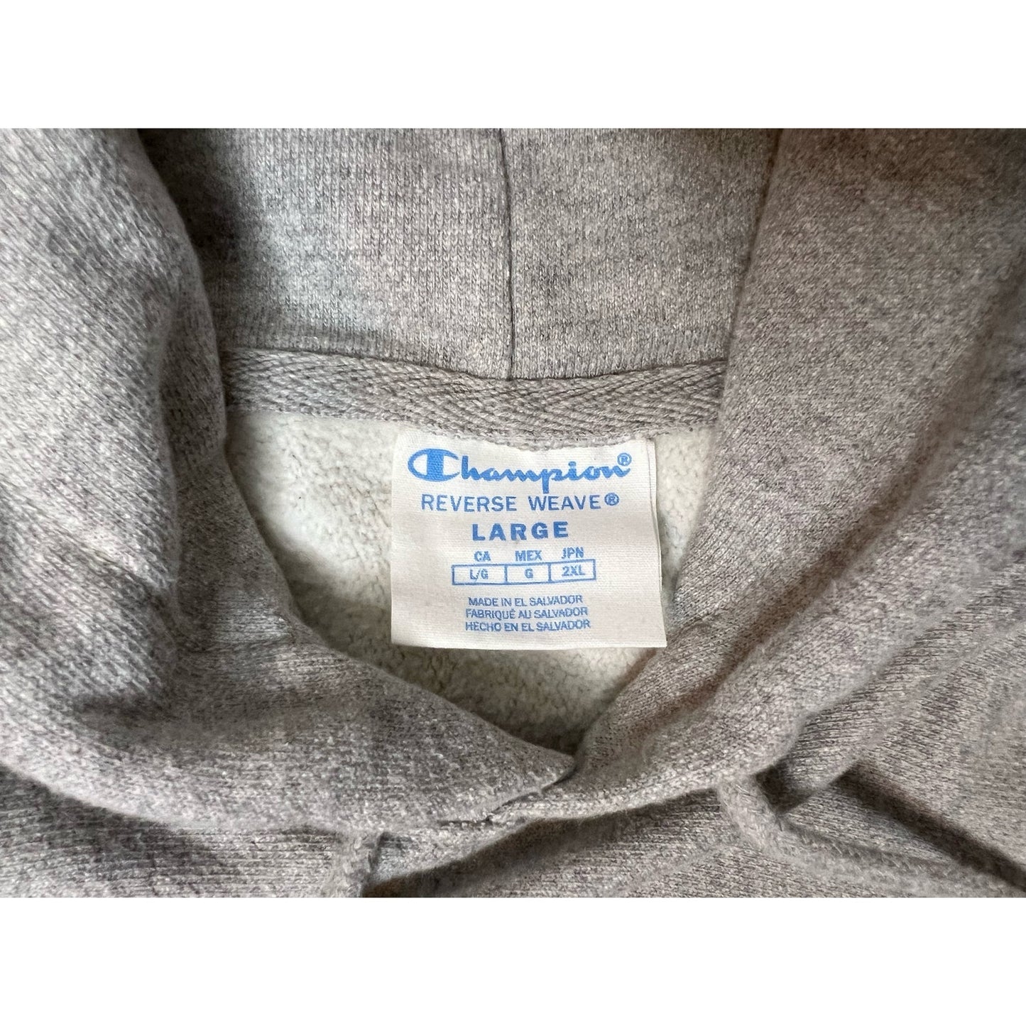Champion Reverse Weave Bulldogs Pullover Hoodie Sweatshirt Large