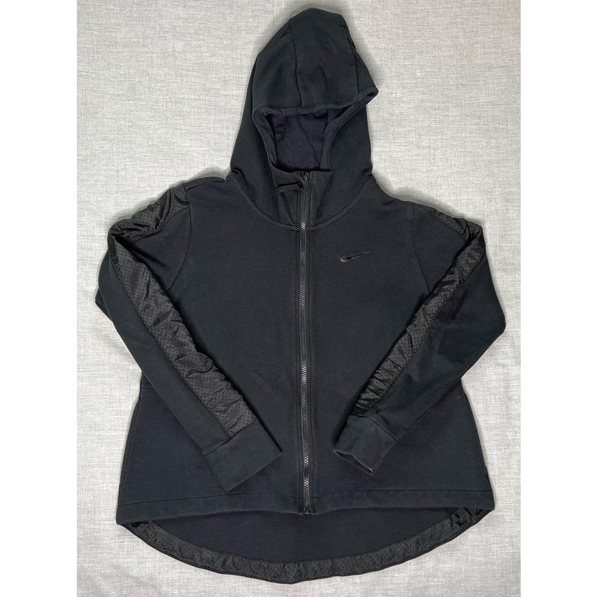 Nike Mesh Sleeve Full Zip Hoodie Medium