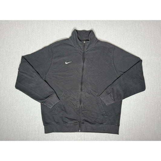 Nike Full Zip Hoodless Collared Sweatshirt XL