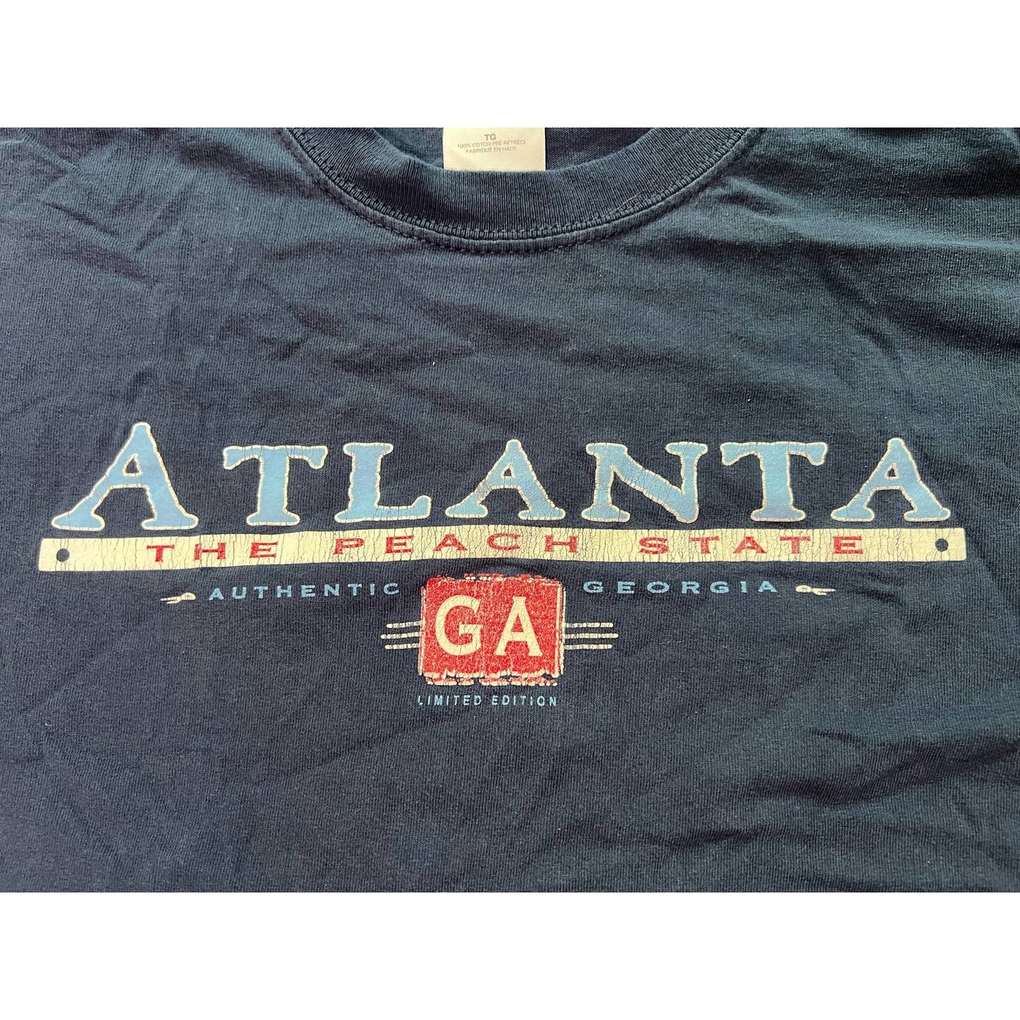 Vintage Atlanta Georgia The Peach State T-shirt XL