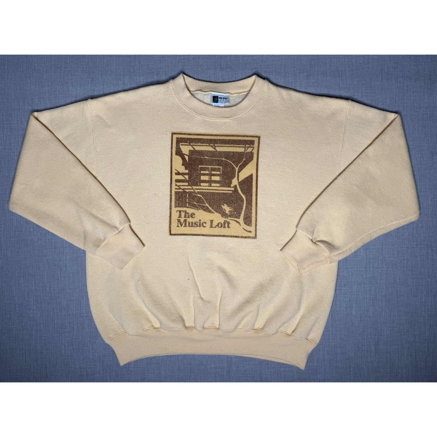 Vintage 90s The Music Loft Pullover Crewneck Sweatshirt Large