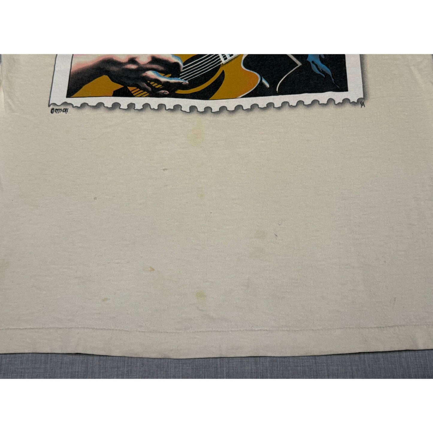 Vintage 1993 Jerry Garcia Band Grateful Dead Stamp Single Stitch T-shirt Large