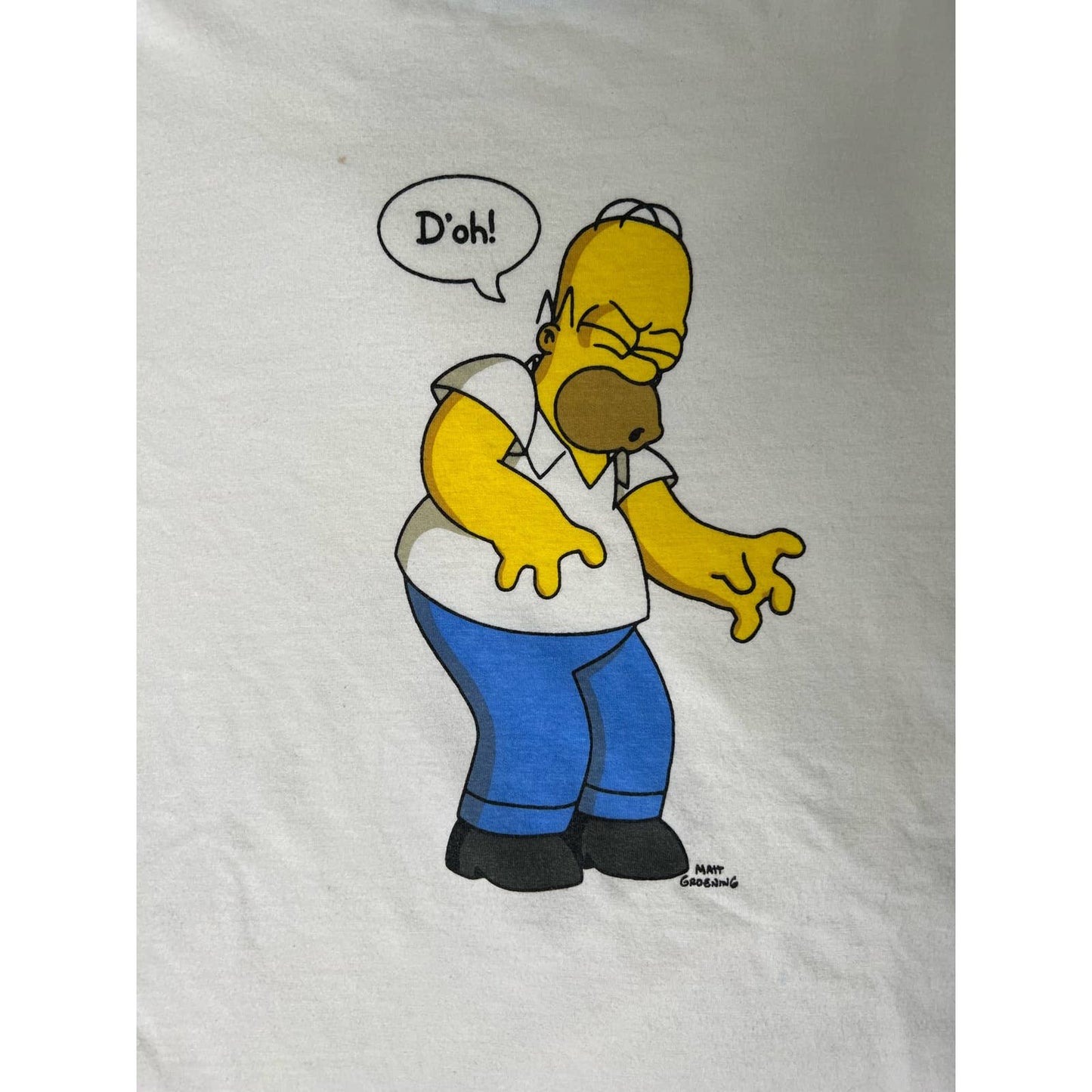 Vintage 2004 Homer Simpson Doh The Simpsons T-shirt L/XL