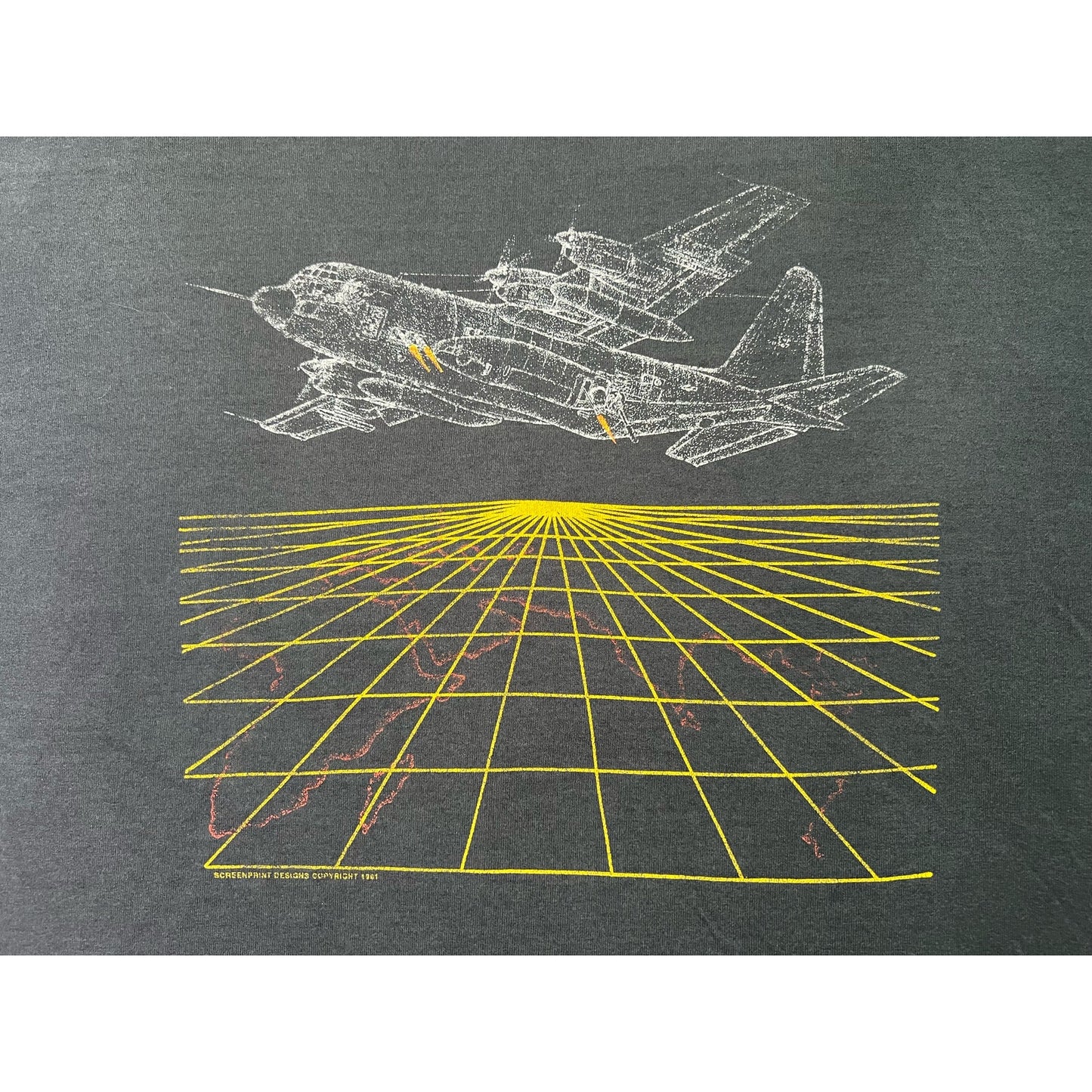 Vintage 1991 Spirit 03 Ramjet Plane Single Stitch T-shirt XL