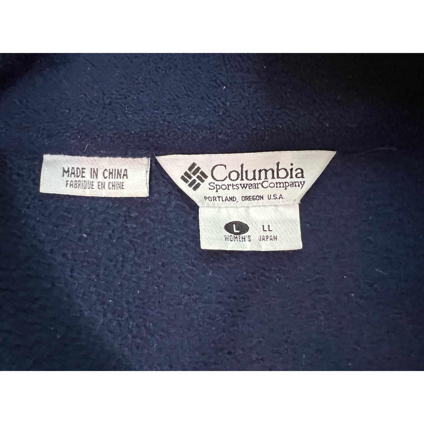 Vintage Columbia Sportswear Full Zip Fleece Sweatshirt Women's Large