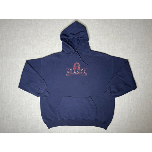 Vintage 90s Valdez Alaska Pullover Hoodie 2XL