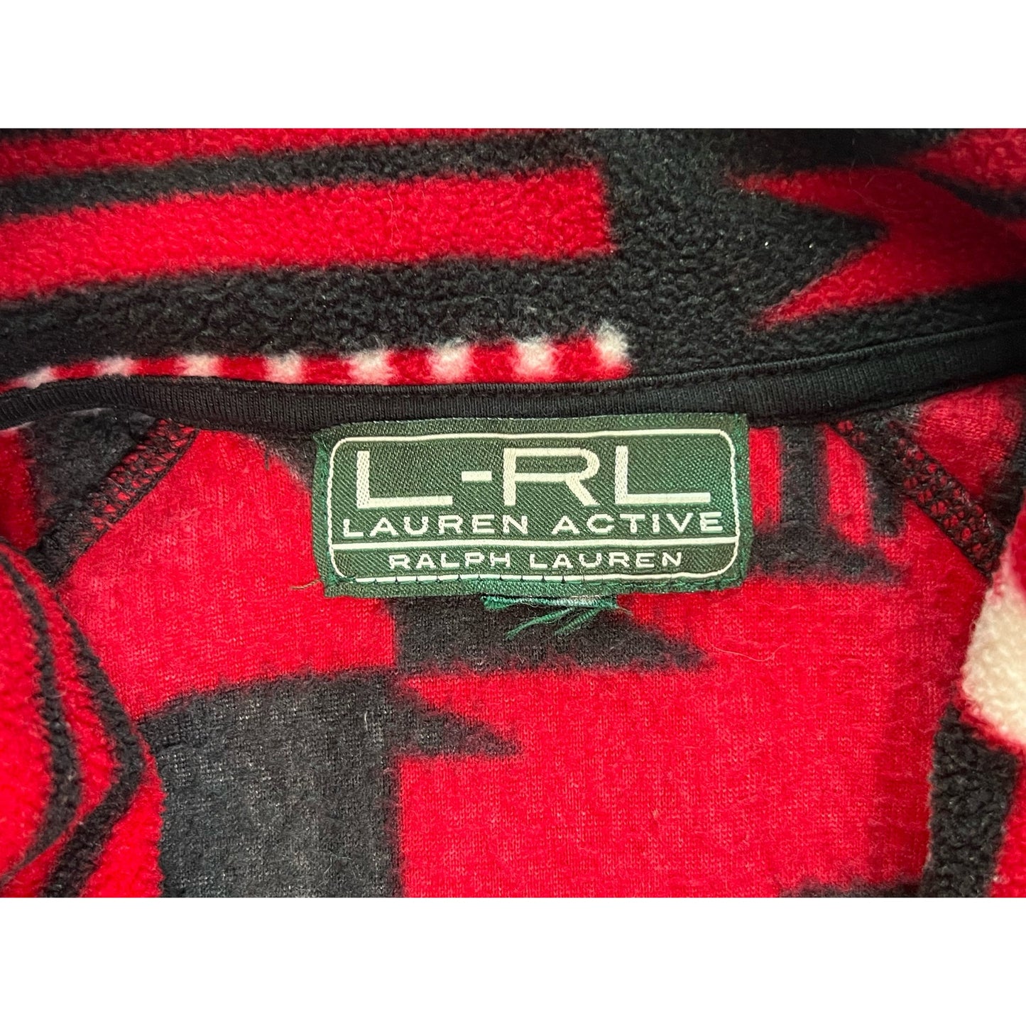 Vintage Lauren Active Ralph Lauren Aztec Full Zip Fleece Jacket Women’s Medium