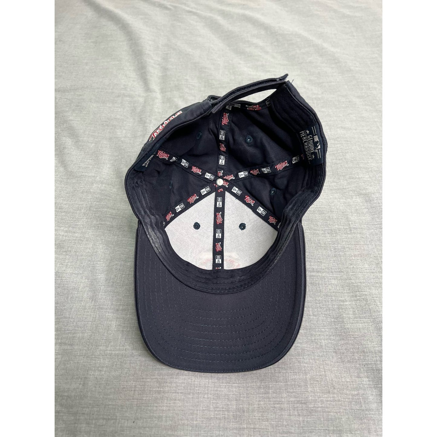 Minnesota Twins All Over Logo Adjustable New Era MLB Baseball Hat