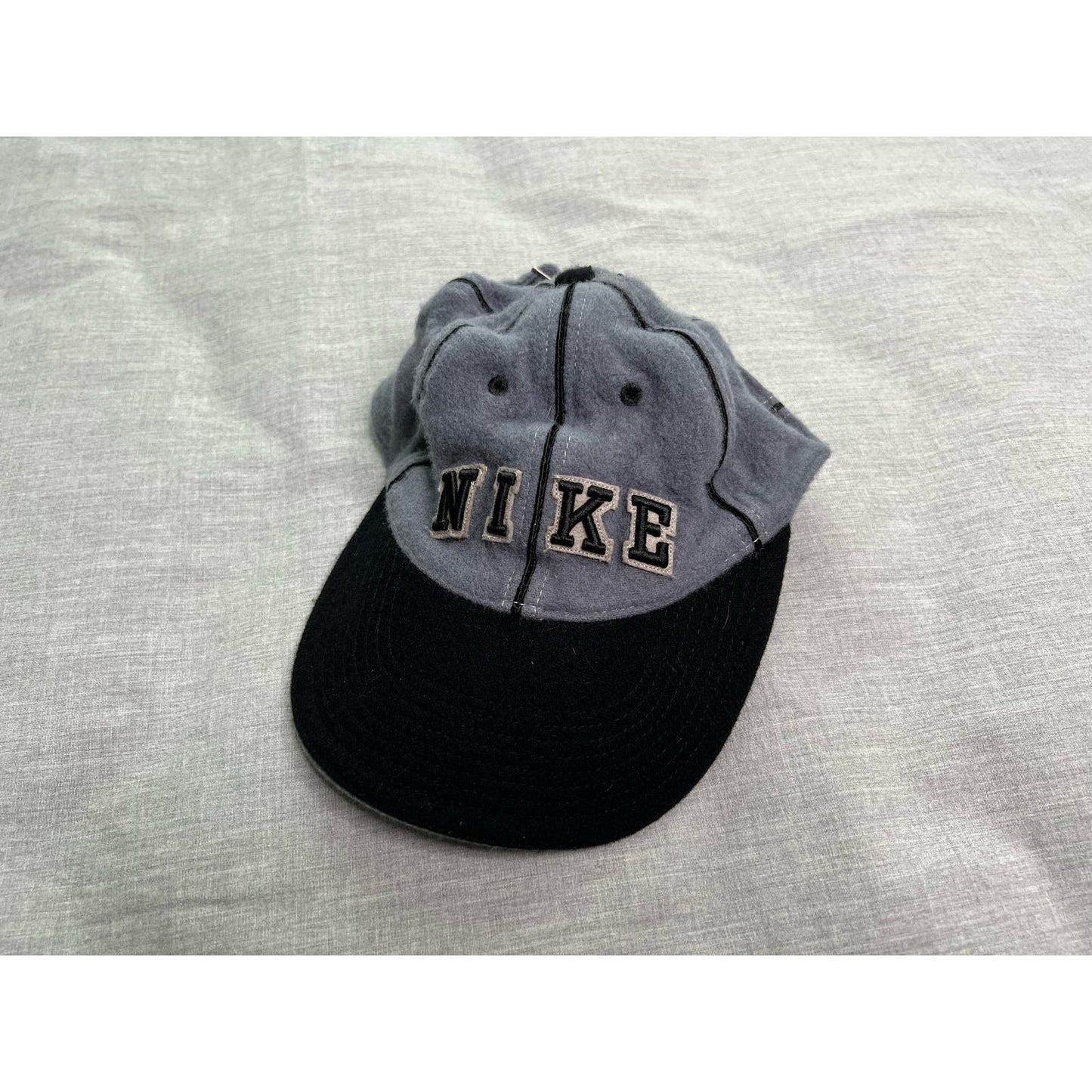 Vintage Y2K Nike Wool Spell Out Logo Adjustable Hat