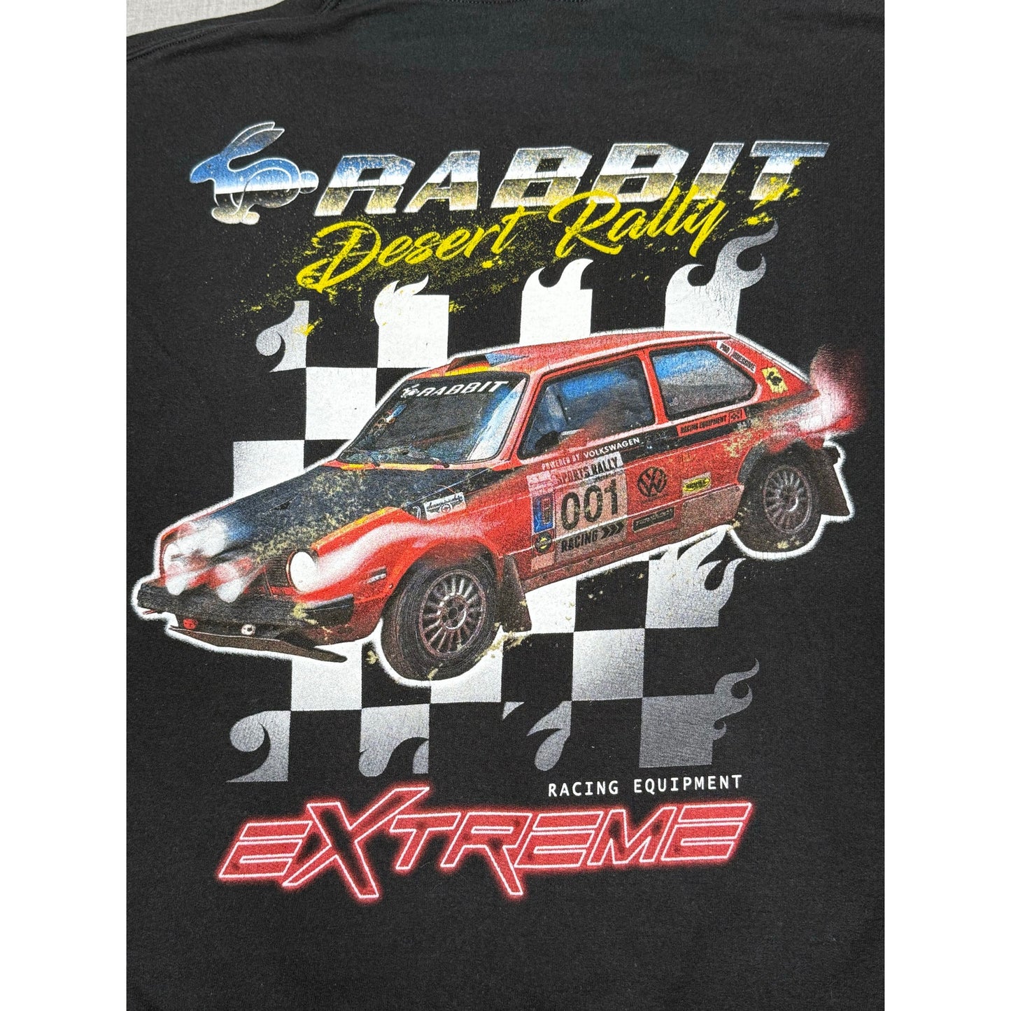 Volkswagen Extreme Rabbit Desert Rally Pullover Hoodie Medium