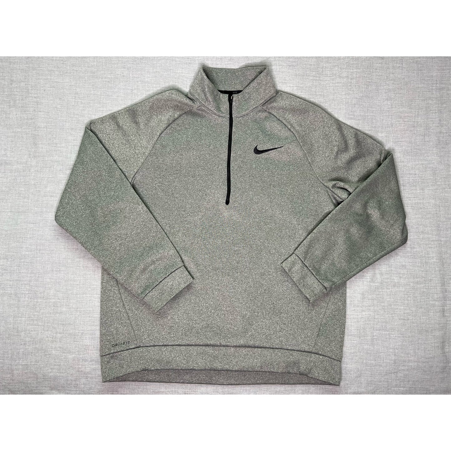 Nike Dri-Fit Quarter Zip Athletic Sweatshirt Large