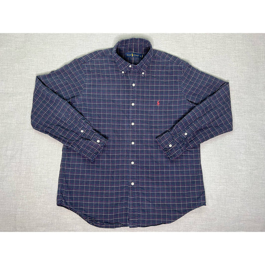 Polo Ralph Lauren Plaid Button Down Long Sleeve Shirt Large