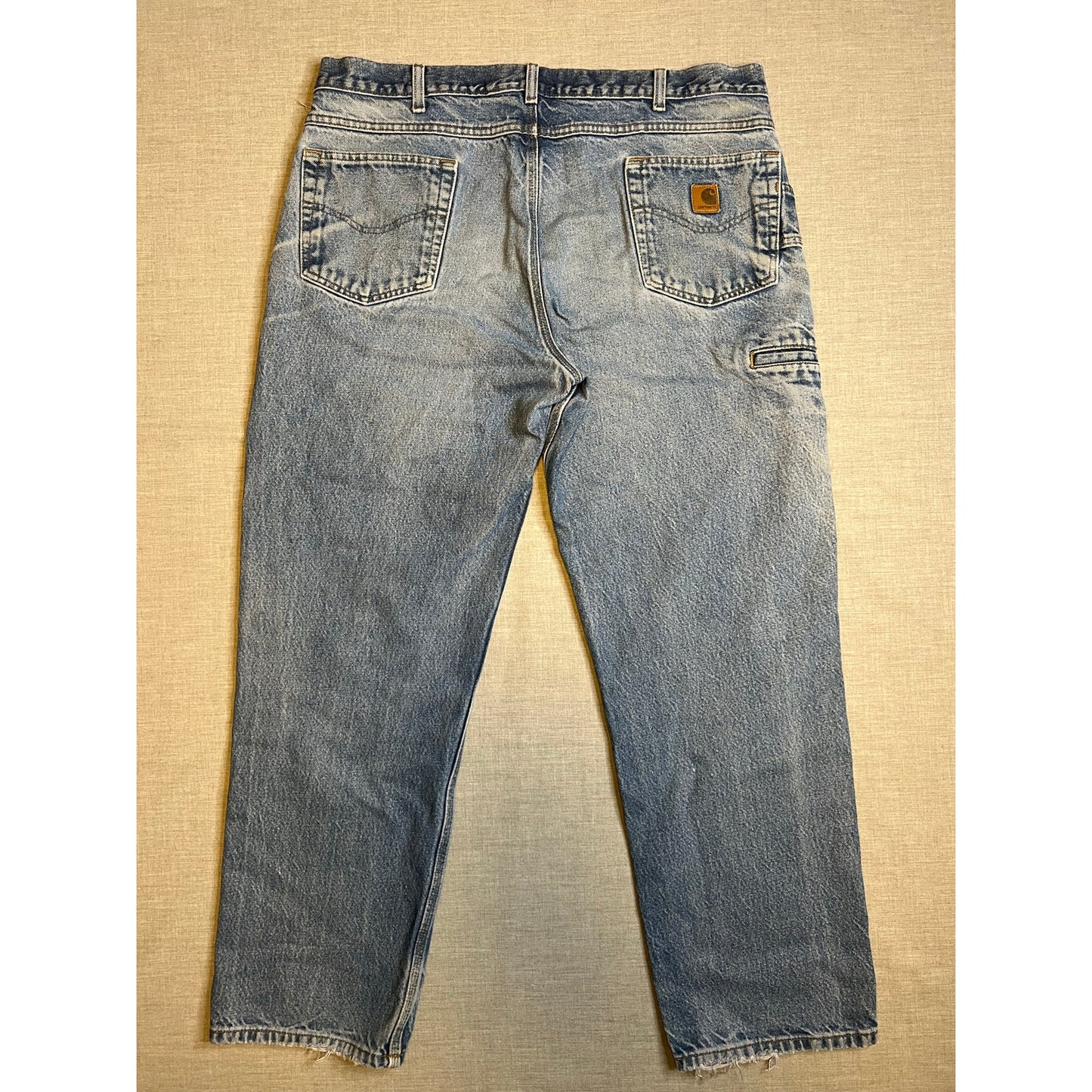 Carhartt Faded Carpenter Workwear Jeans 40x32