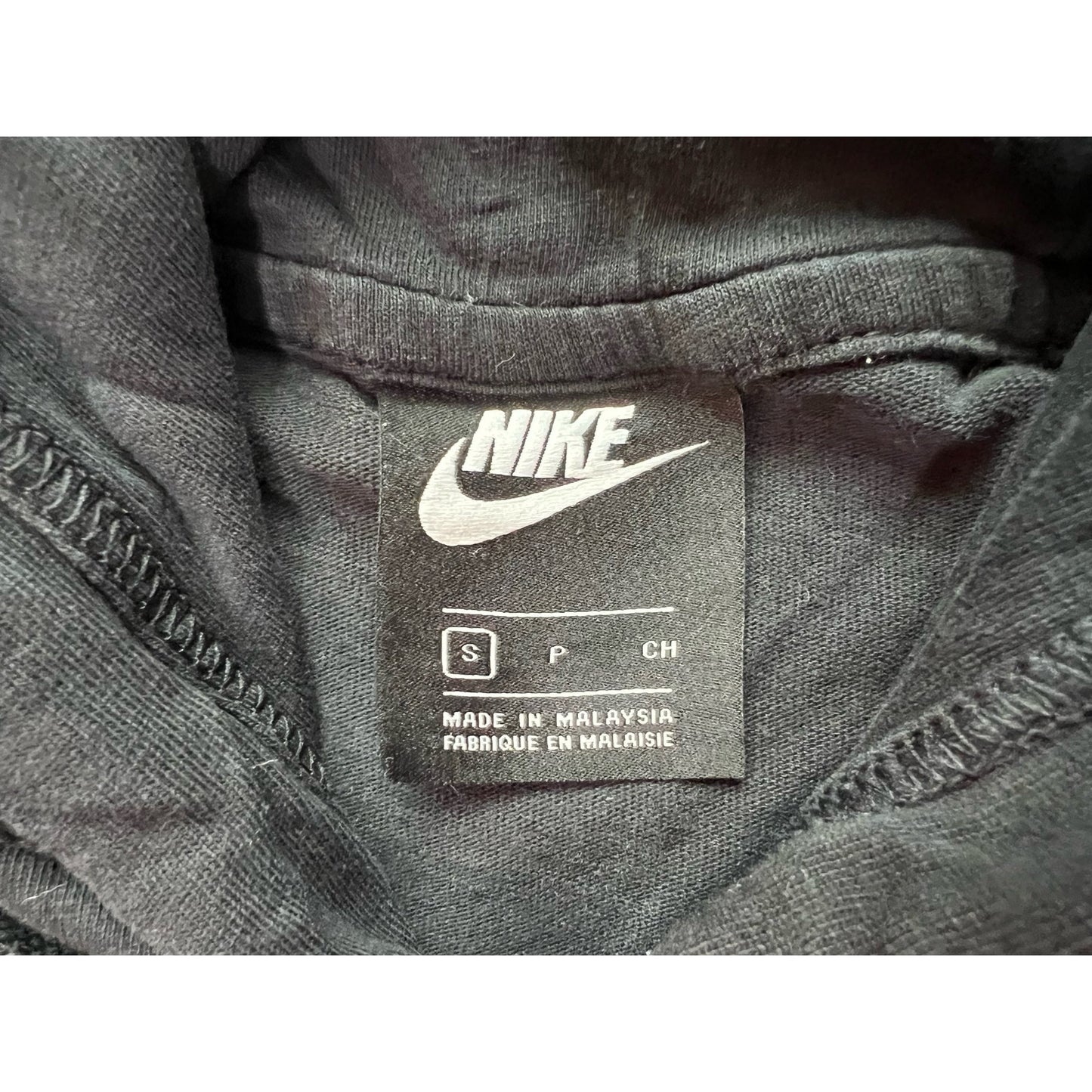 Nike Black Lightweight Pullover Hoodie Sweatshirt Small