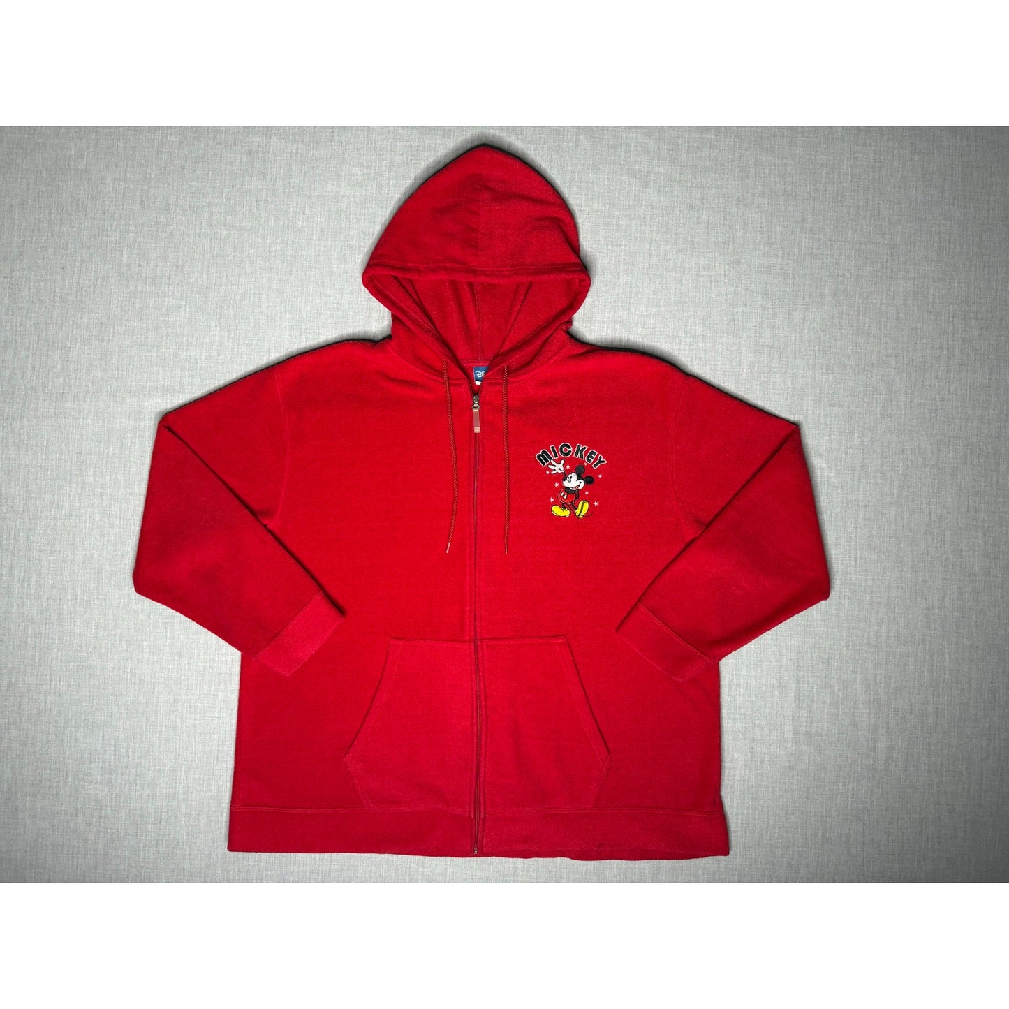 Vintage Mickey Mouse Disney Full Zip Fleece Hoodie Women’s 2XL