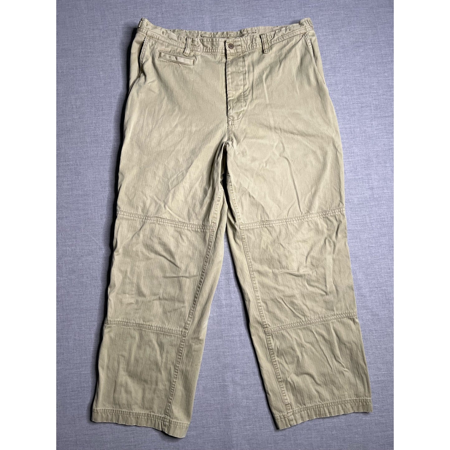 Vintage Y2K Gap Khaki Double Knee Hiking Pants 38x30