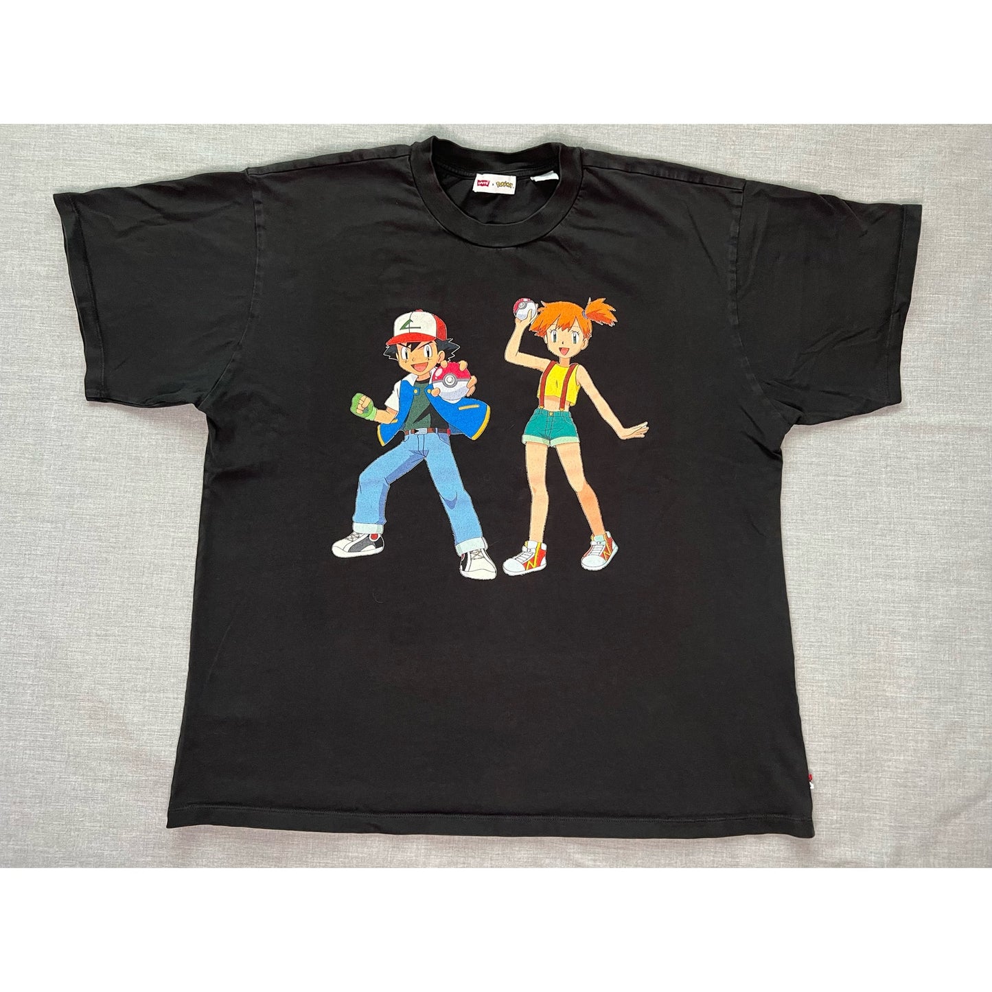 Levi’s Pokémon Ash Misty Collab T-shirt Large