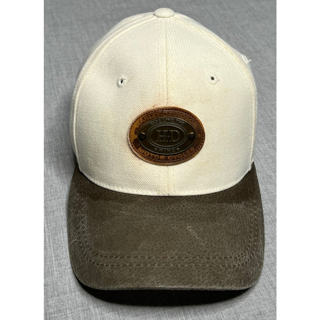 Vintage Harley Davidson American Needle Leather Brim Hat