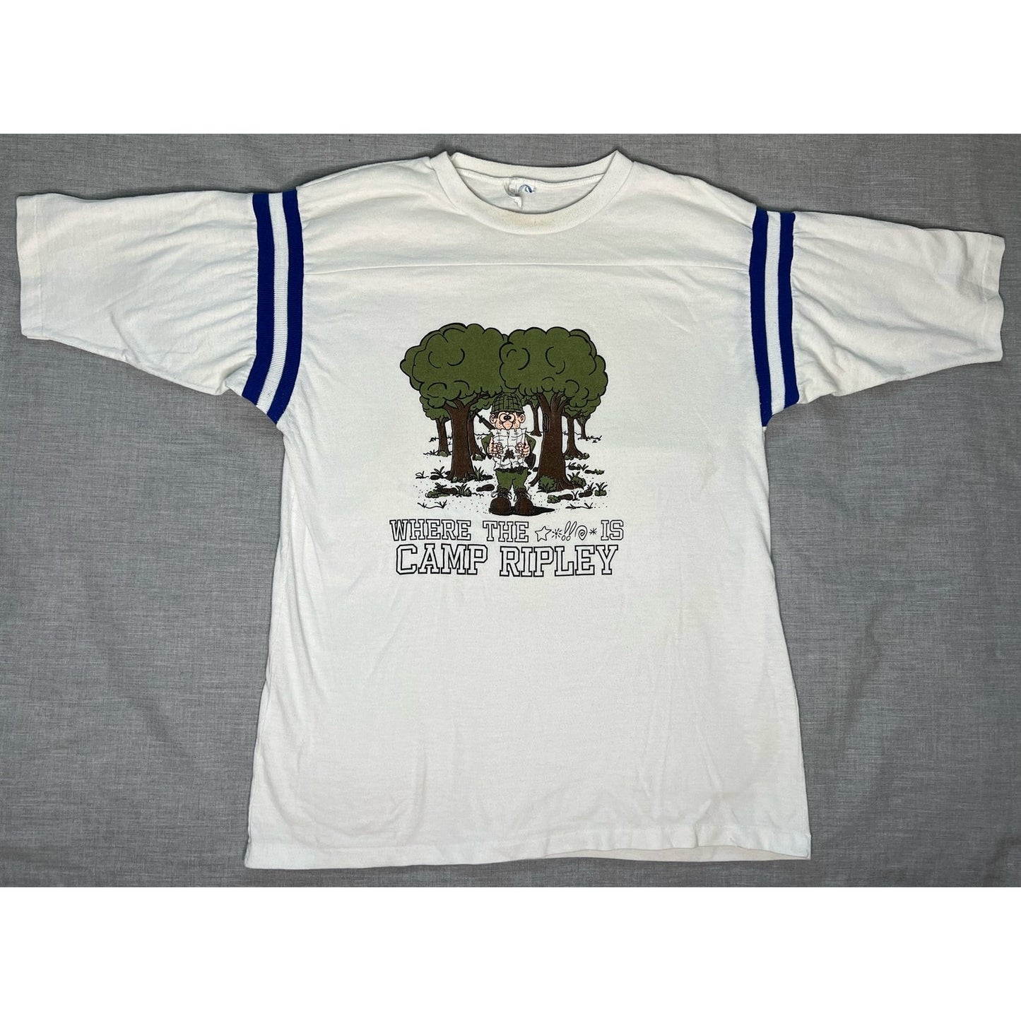 Vintage Camp Ripley Minnesota Army National Guard Single Stitch T-Shirt XL