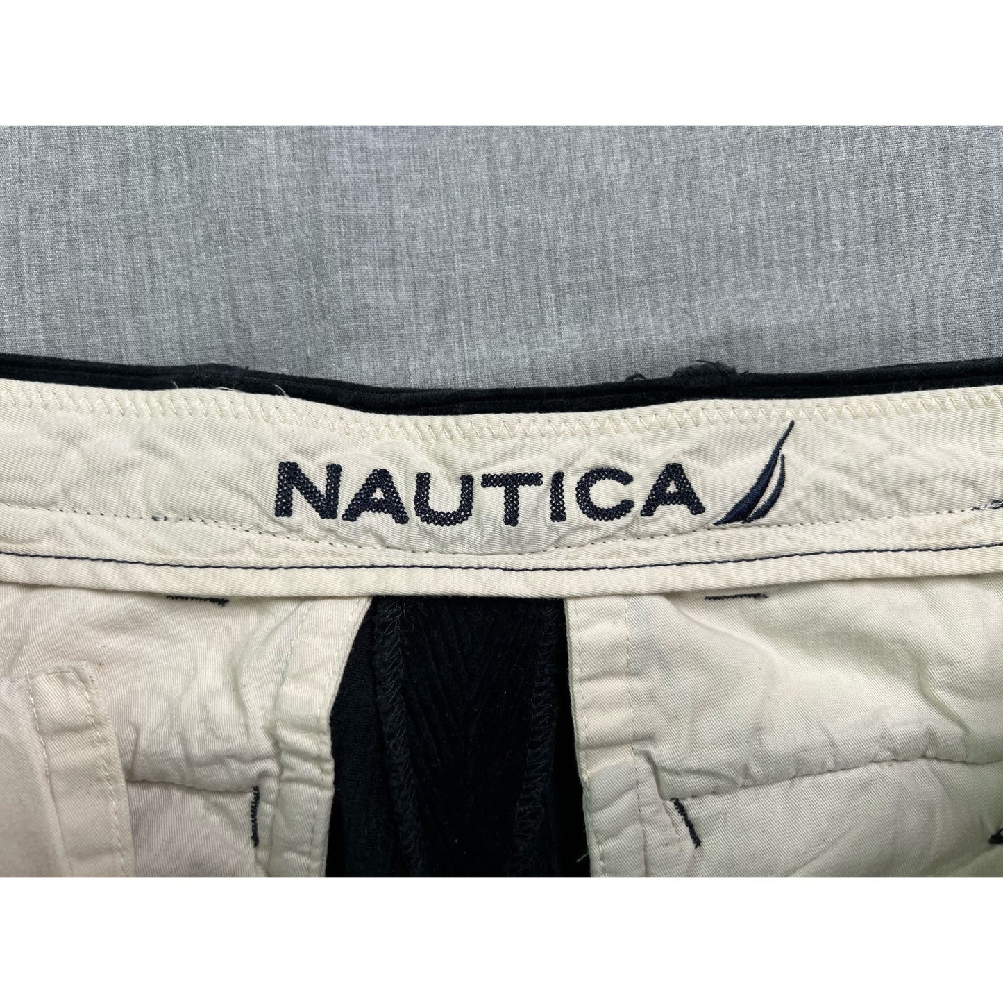 Nautica Black Button Pocket Corduroy Pants 34x32