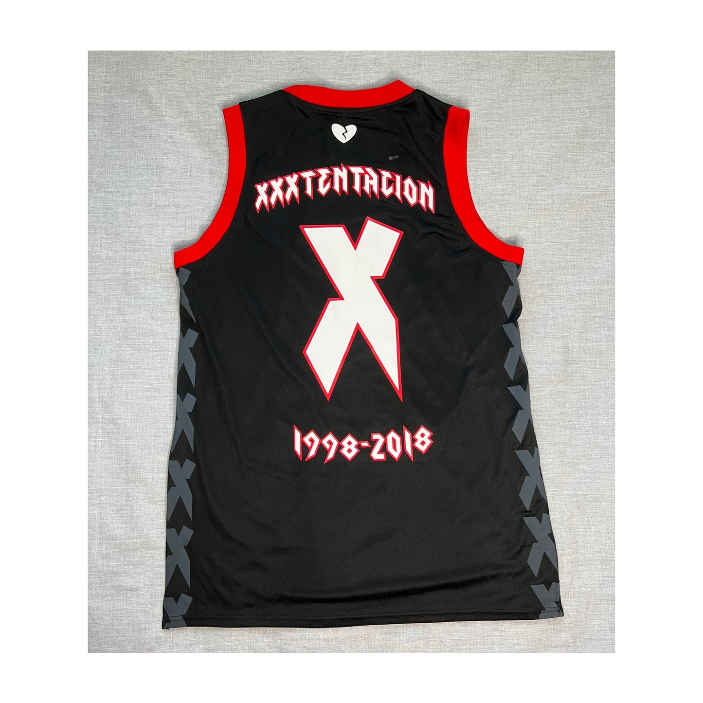 XXXTentacion Memorial Tribute Rap Basketball Jersey XL