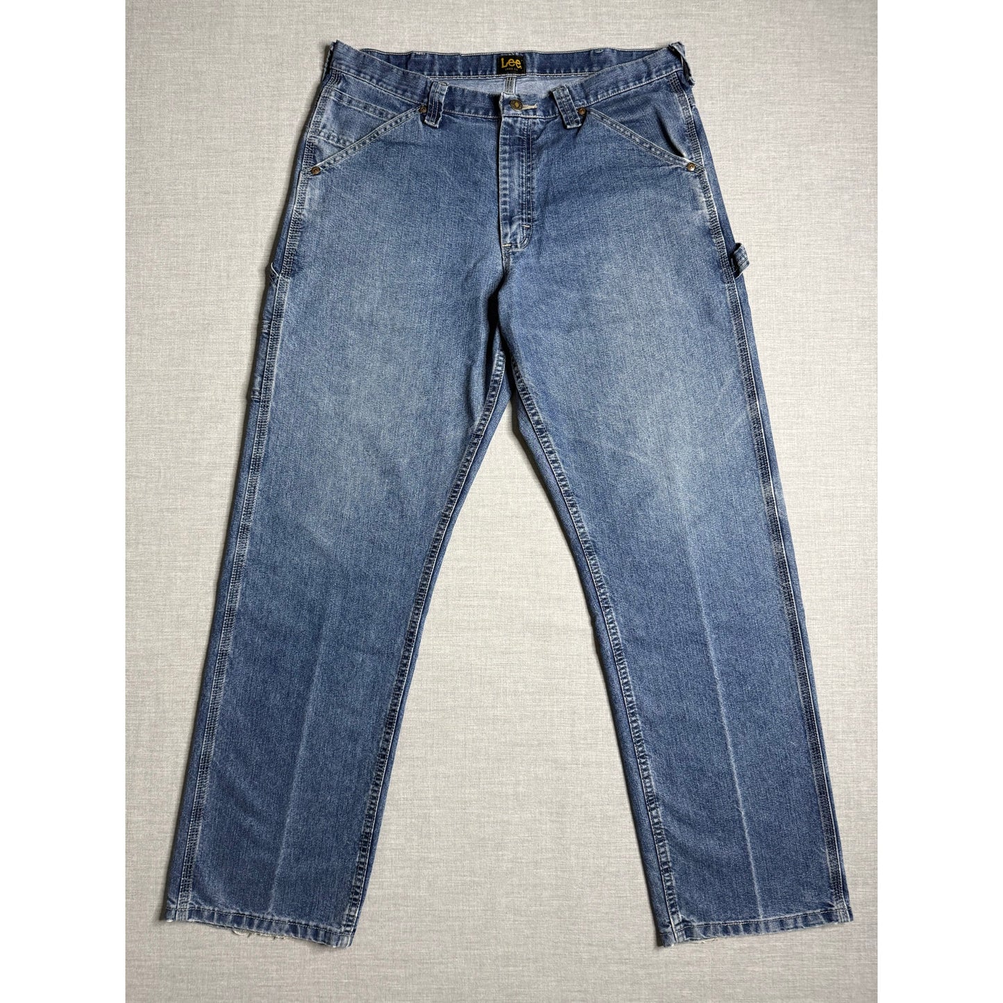 Vintage Y2K Lee Loose Fit Carpenter Jeans 34x32