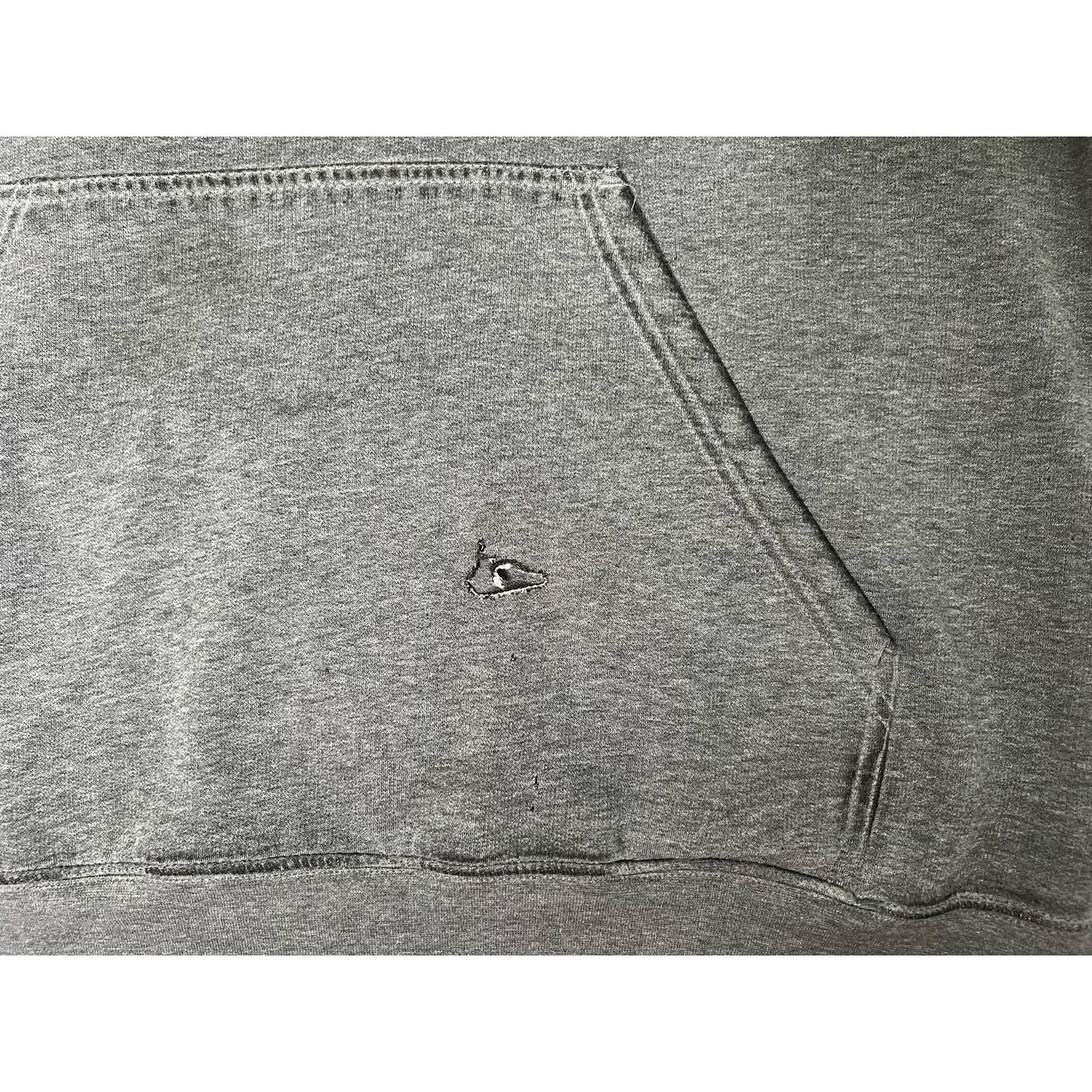 Vintage Y2K Nike Dark Grey Pullover Hoodie Sweatshirt XL