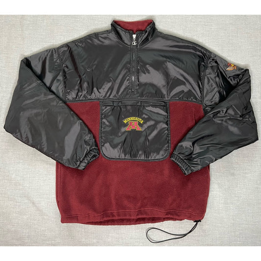 Vintage University of Minnesota UMN Champion Fleece Quarter Zip Medium