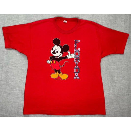Vintage Mickey Mouse Florida Disney Single Stitch T-shirt XL