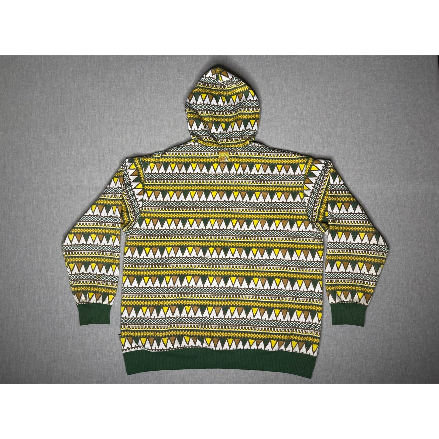 Vintage Y2K Akademiks Native Warriors Aztec Full Zip Hoodie 3XL